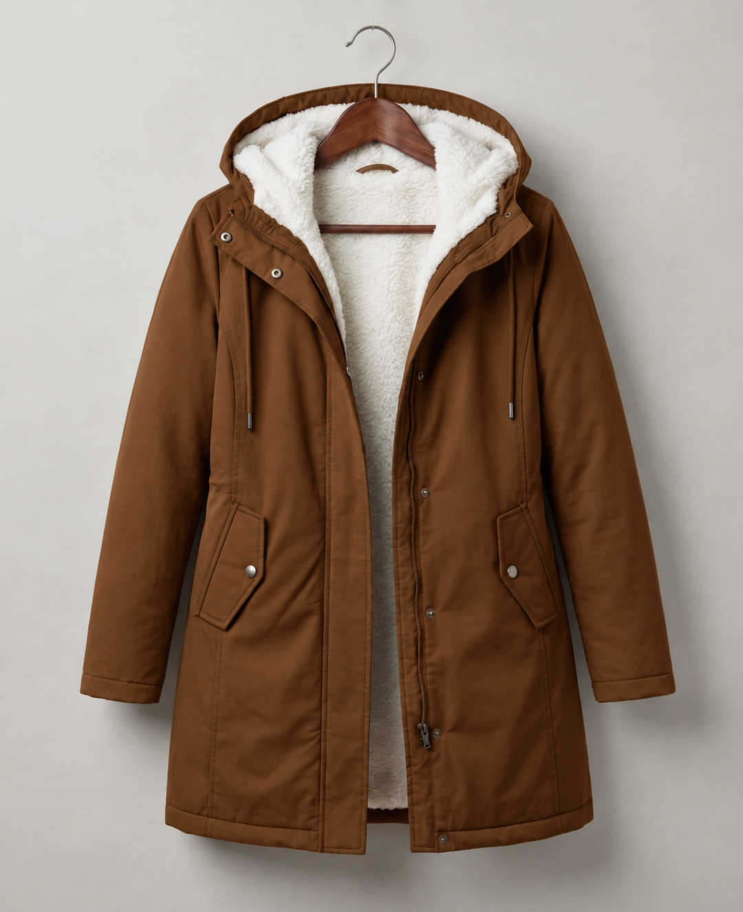 Marjorie – Gemütliche wasserdichte Jacke mit Kapuze (Bild 1)