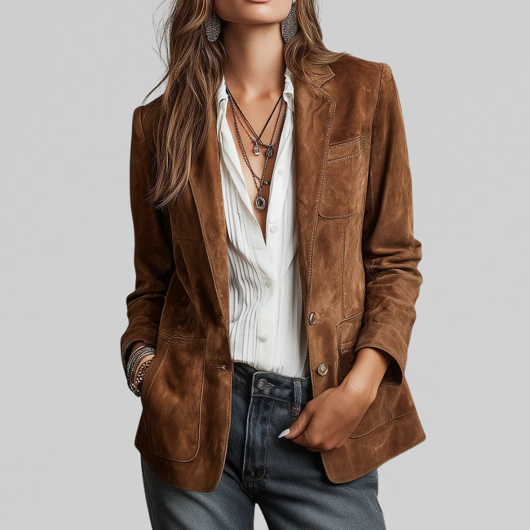 Boden – Blazer in Wildleder-Optik (Bild 1)