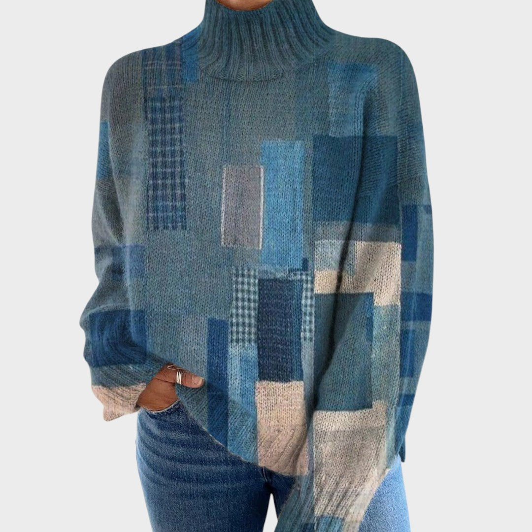 Alexandra – Kreativer Strickpullover für Damen (Bild 1)