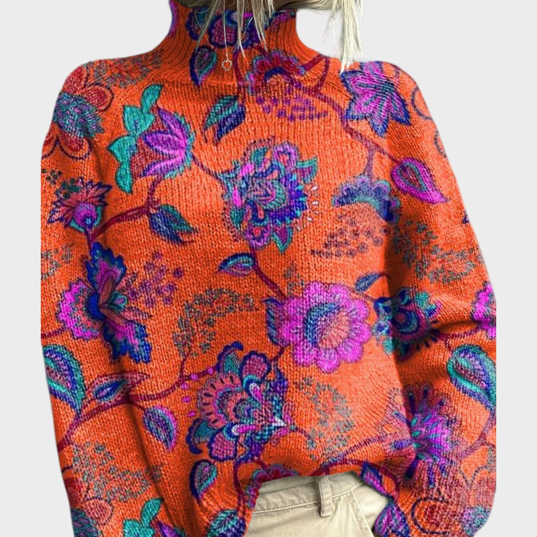 Lígia – Kreativer Strickpullover für Damen (Bild 1)