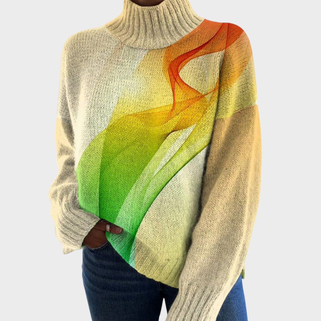 Bianca – Kreativer Strickpullover für stilvolle Looks (Bild 1)