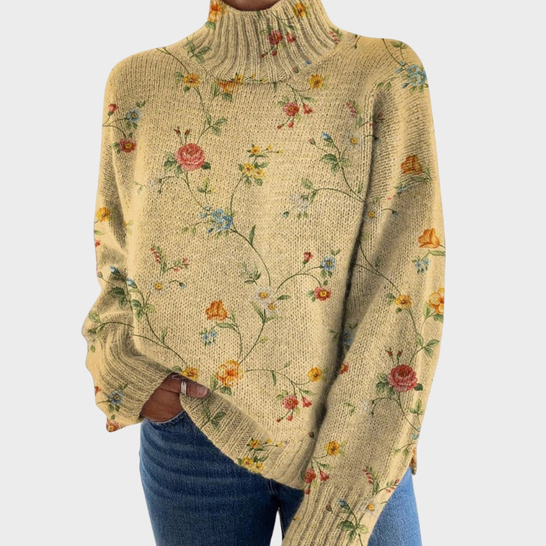 Andreia – Kreativer Strickpullover für Damen (Bild 1)