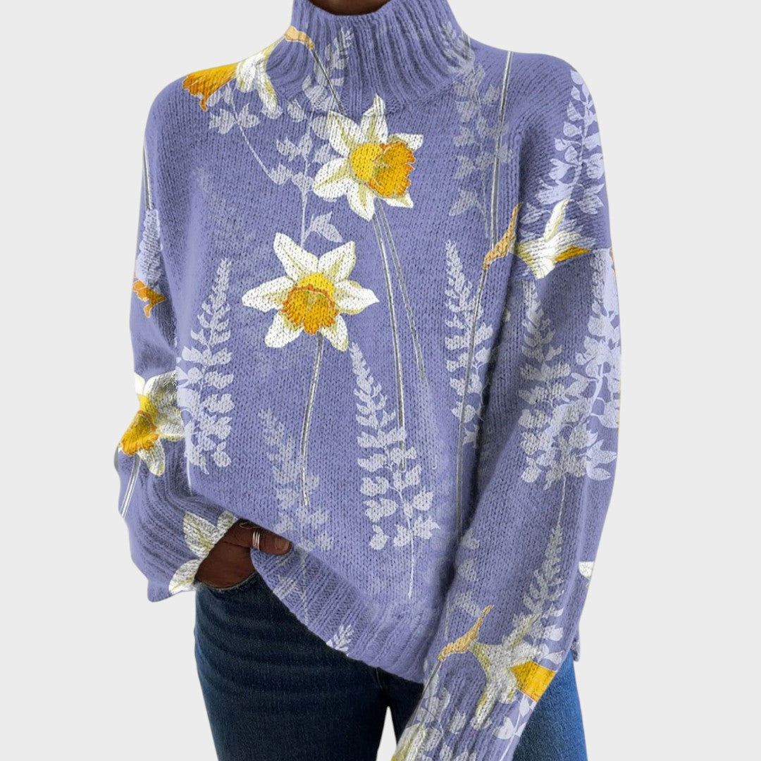 Filipa – Kreativer Strickpullover für Damen (Bild 1)