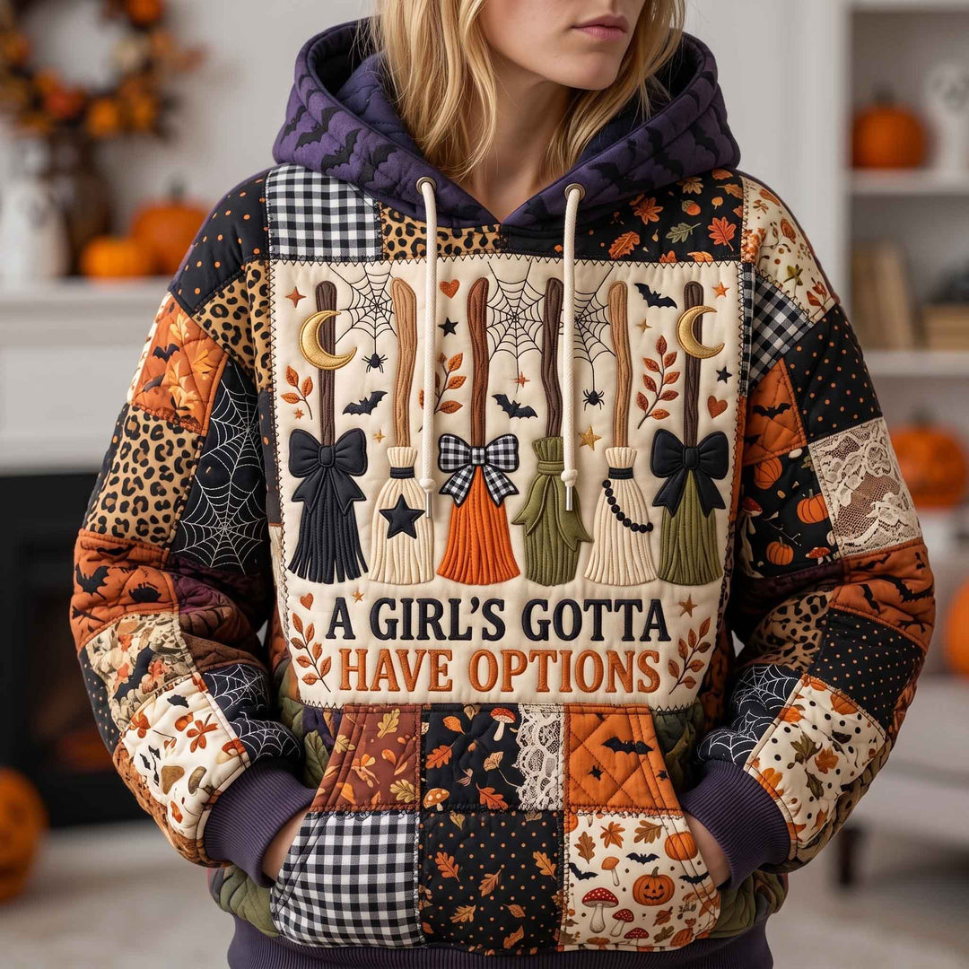 Hoodie mit Hexen für Damen – Klara, Ansicht 1