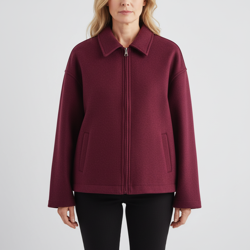 Greta – Weiche Jacke mit Reißverschluss (Bild 1)